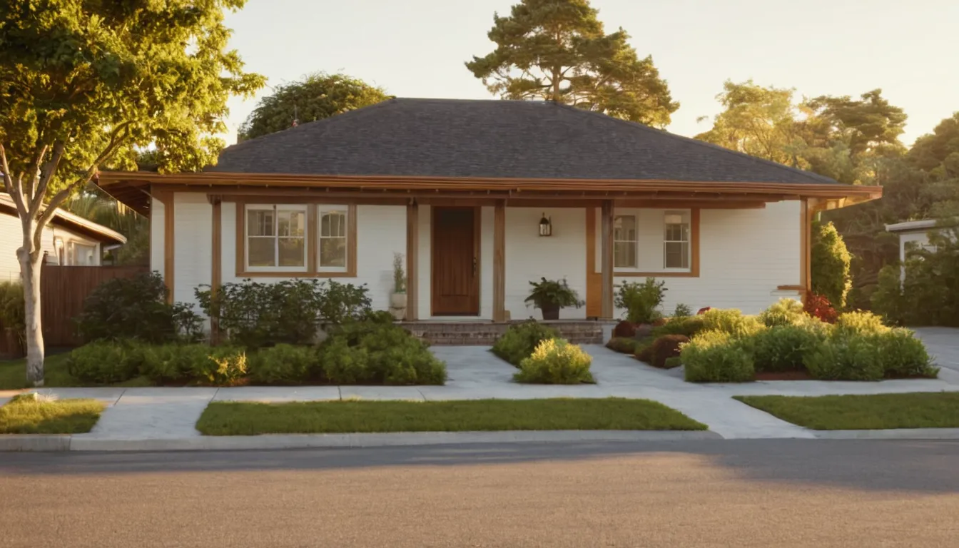 Older bungalow with a garage door in Irvine